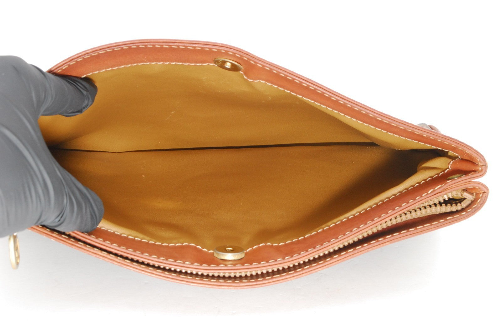 Celine Macadam Clutch - Brown, PVC Leather 