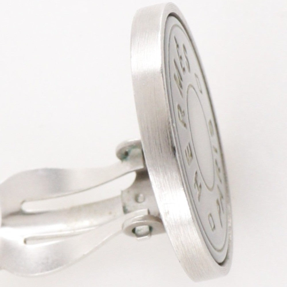 Hermès Serie Earring - Silver, Metallic