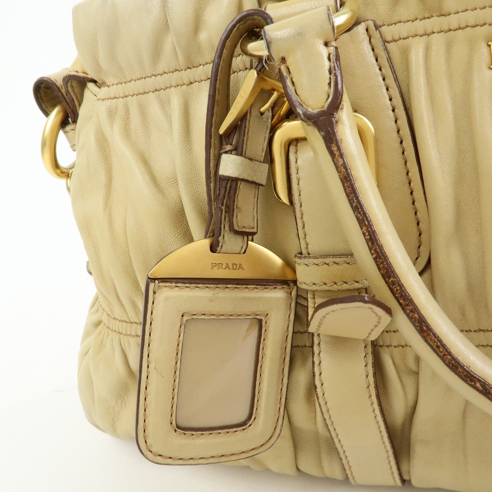 Prada Hand Bag - Camel, Nappa Leather