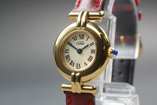Cartier Must Colisee Wristwatch - Gold, Silver