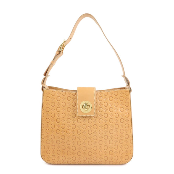 Celine C Macadam Shoulder Bag - Beige, Leather