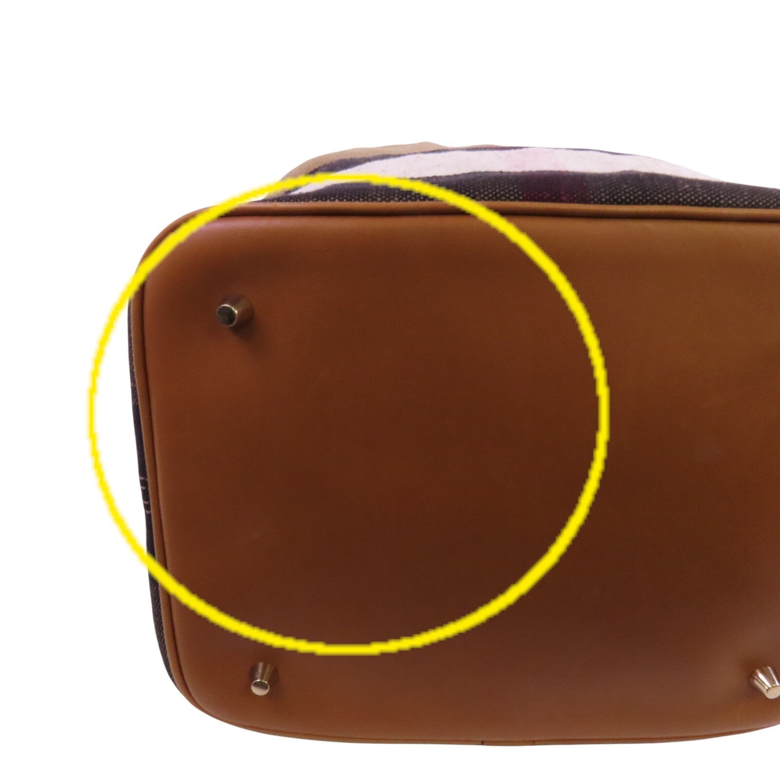 Burberry GHW Handbag Shoulder Bag - Brown, Canvas