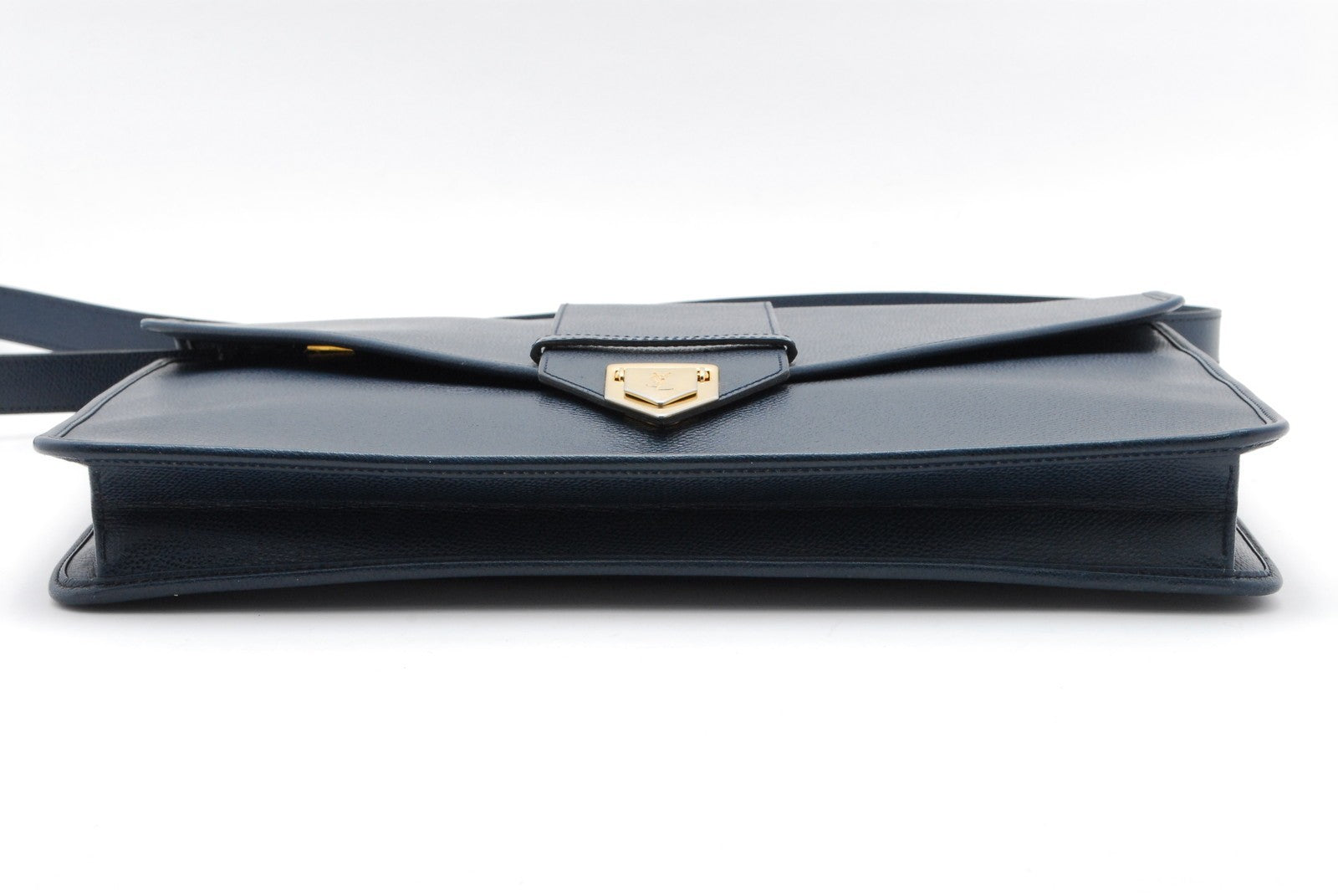Saint Laurent Shoulder Bag - Navy, Leather