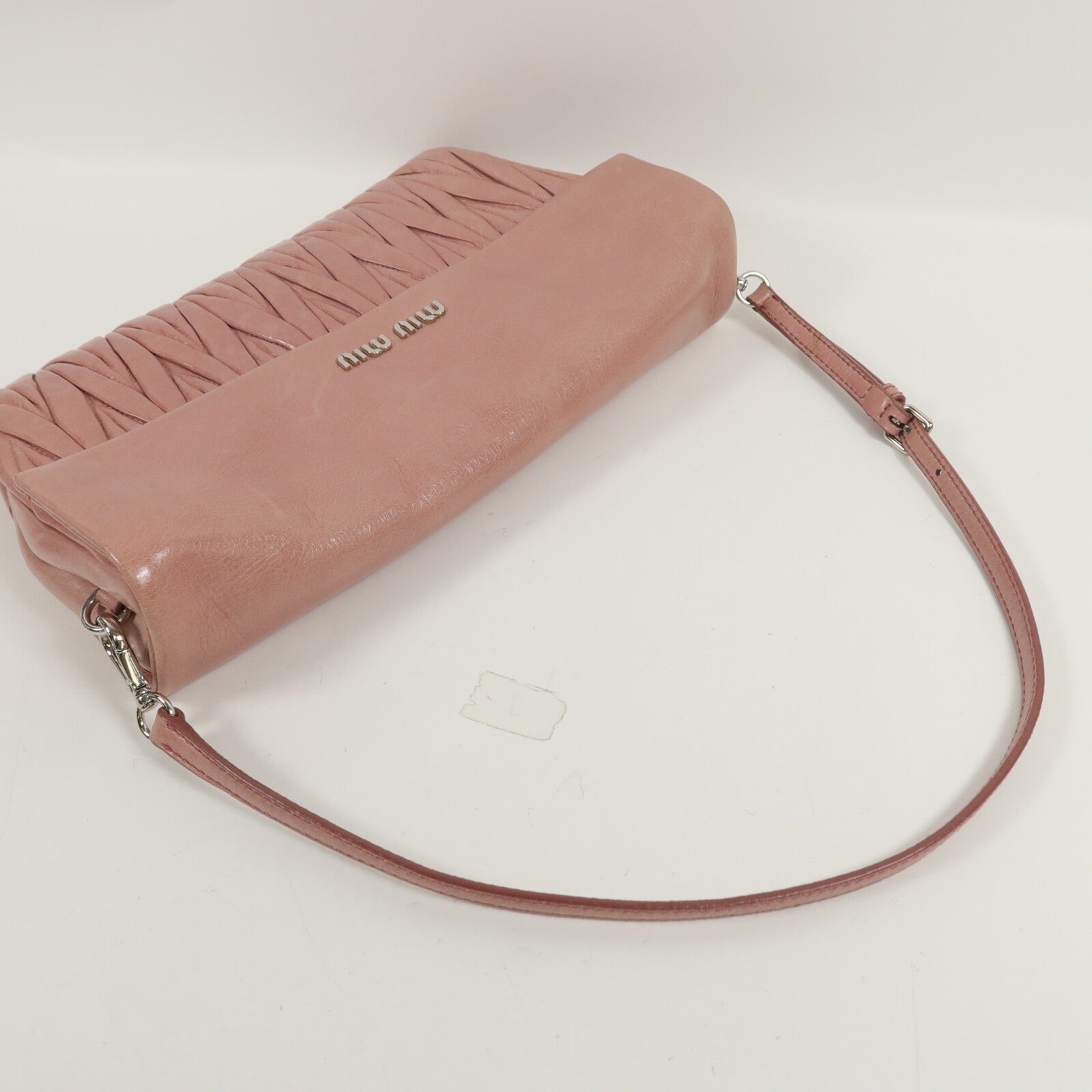 Miu Miu SHW Shoulder Bag - Pink, Calfskin Leather