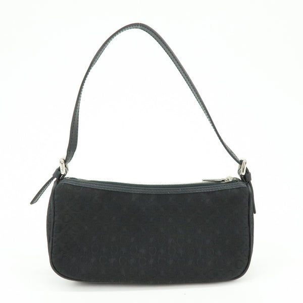 Celine C Macadam Shoulder Bag - Black, Leather