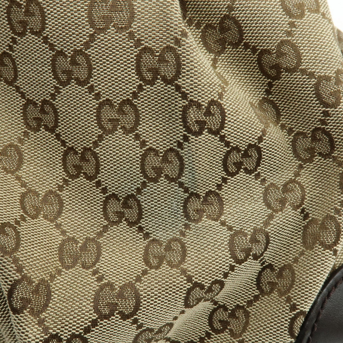 Gucci 2Way Bag - Beige Brown, GG Canvas Leather