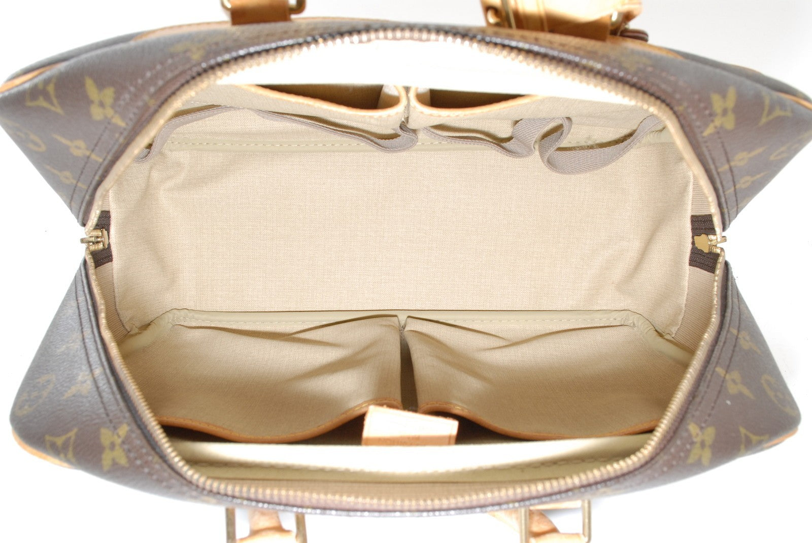 Louis Vuitton Deauville Hand Bag - Brown, Leather- מגיע עם המנעול!