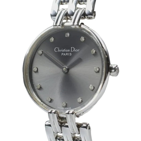 Dior Bagbeera Watch - Gray, Stainless Steel