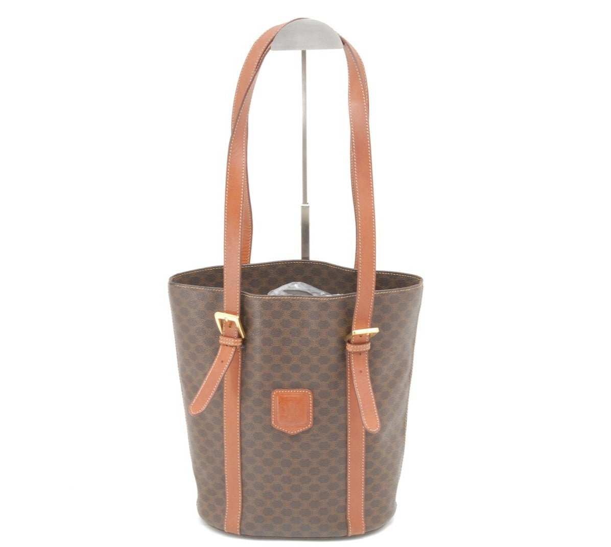 Celine Macadam Tote Bag - Brown, PVC Coated Canvas