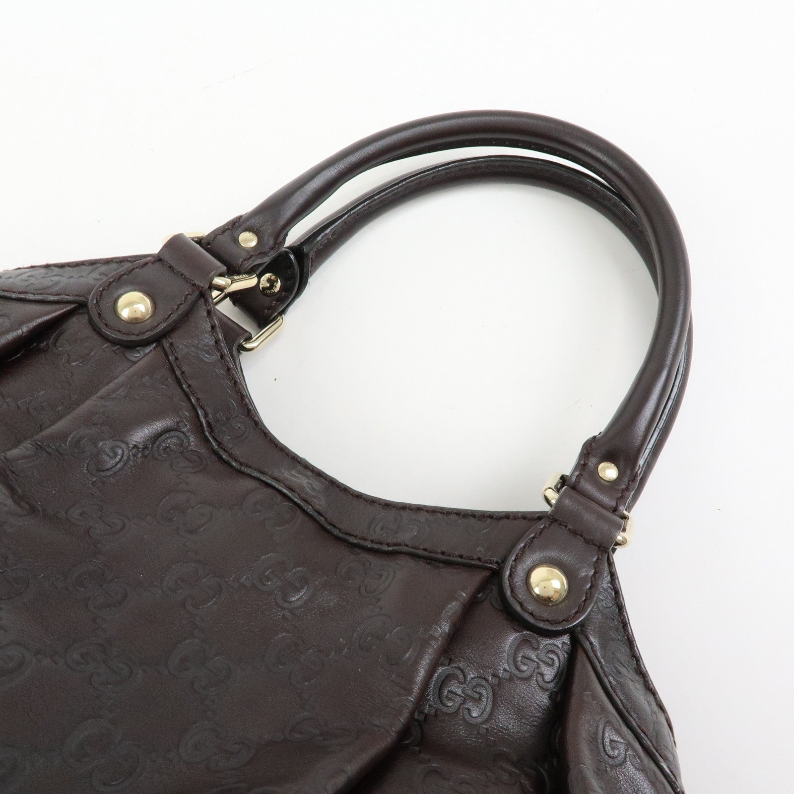 Gucci Sukey Tote Bag - Dark Brown, Guccissima Leather