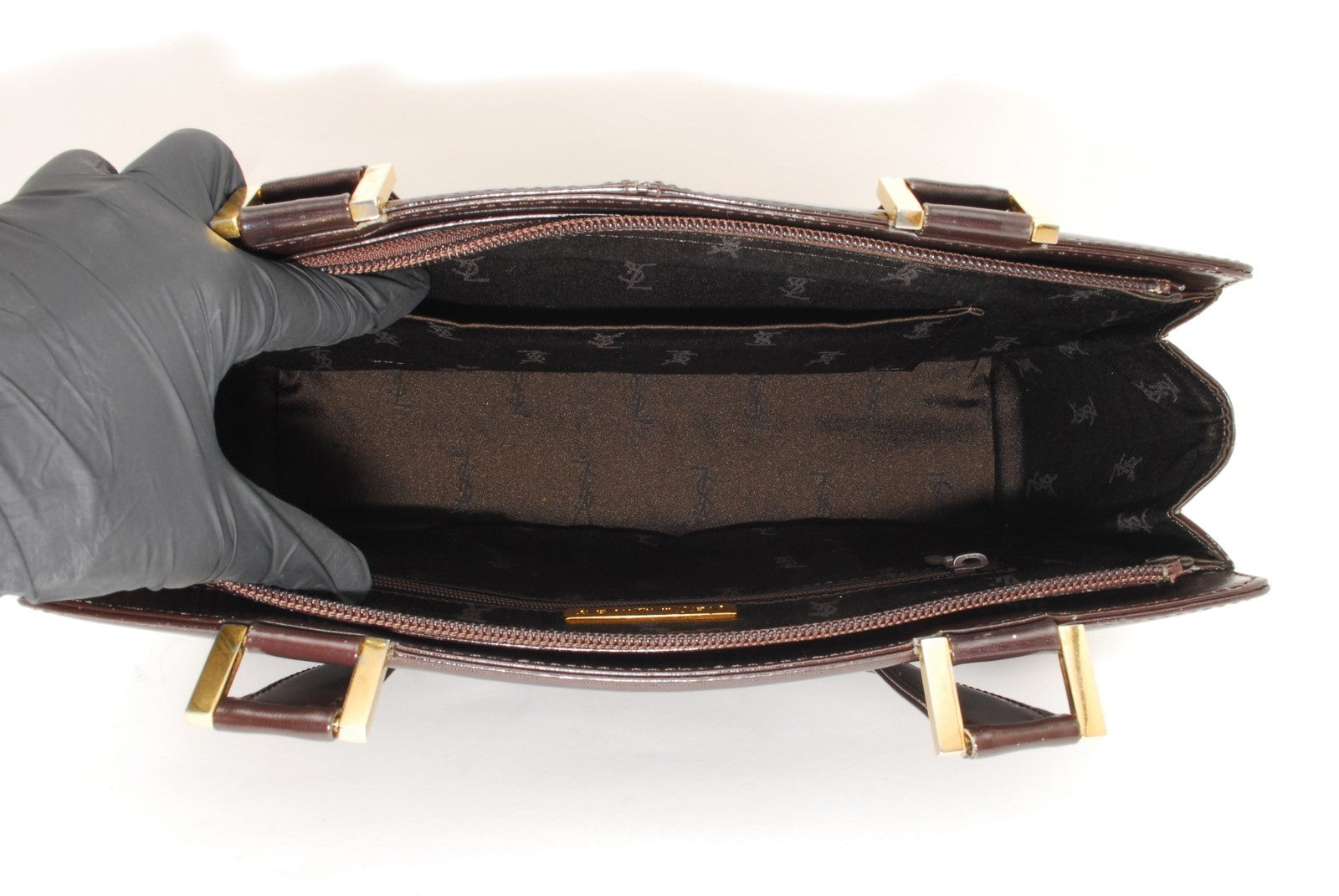 Saint Laurent Yves Vintage Hand Tote - Brown, Leather 