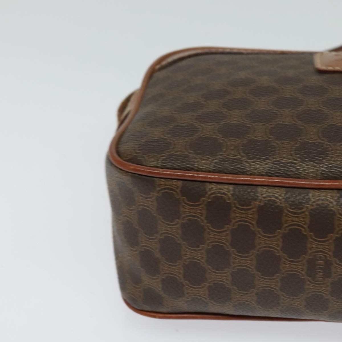 Celine Macadam Shoulder Bag - Brown/Gold, PVC Leather