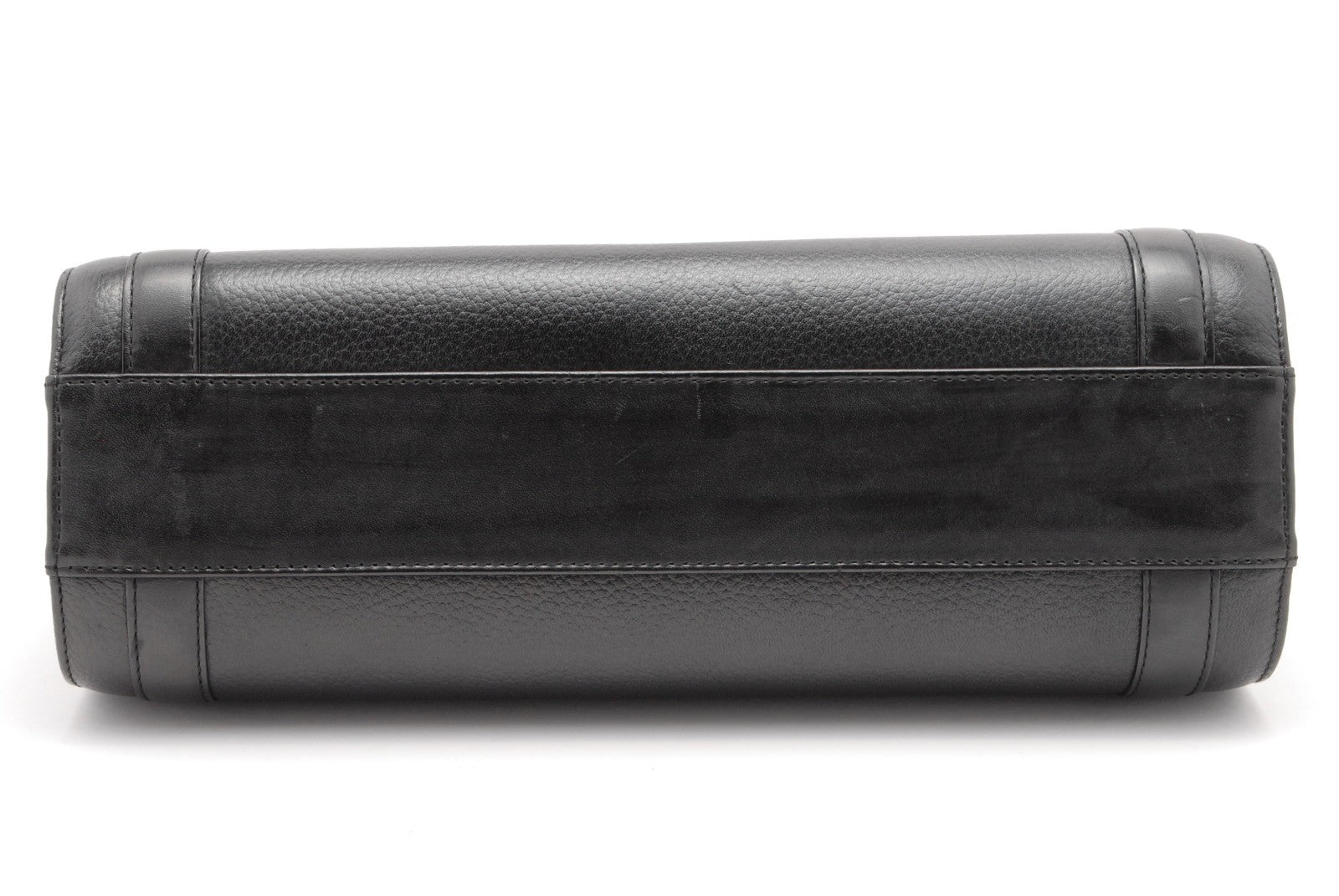 Burberry Nova Check Hand Tote Bag - Black, Leather