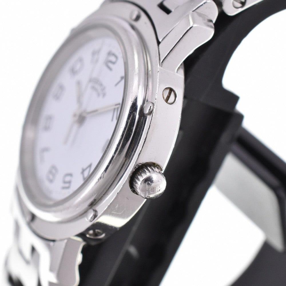 Hermès Clipper Date CL4.210 Watch - White, Stainless Steel
