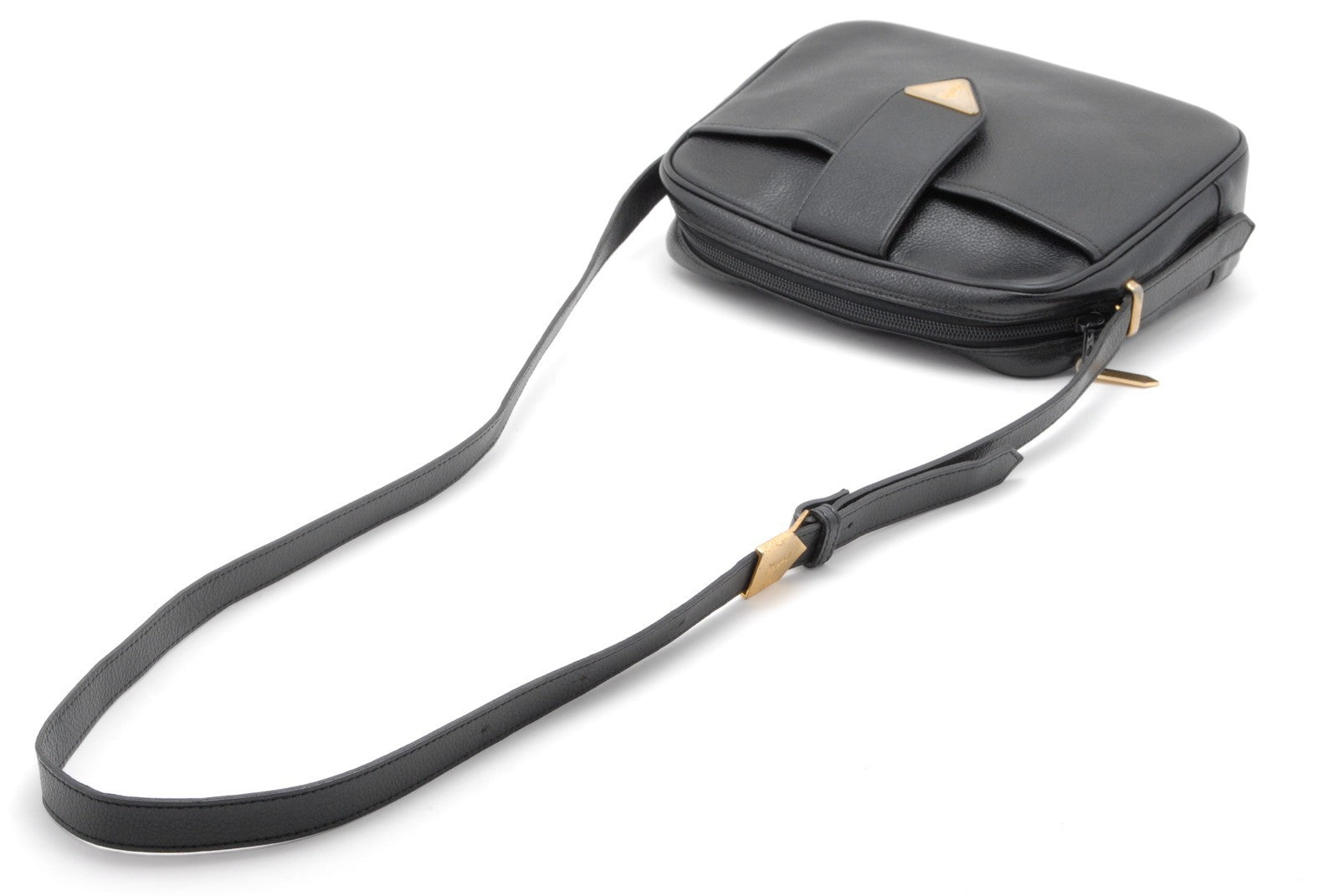 Saint Laurent Yves Vintage Shoulder Bag - Black, Leather