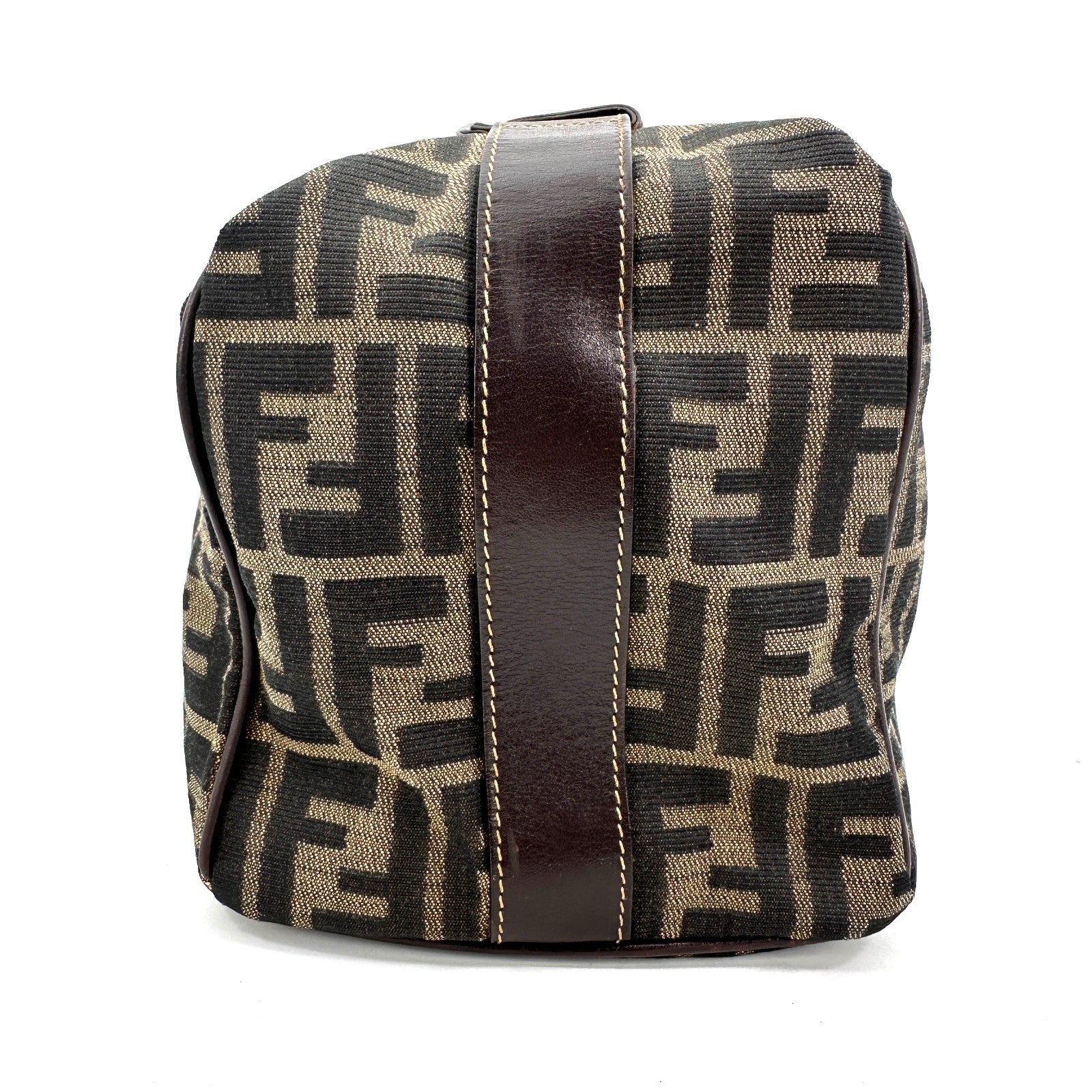 Fendi Vanity Hand Tote Bag - Brown, Canvas and Leather