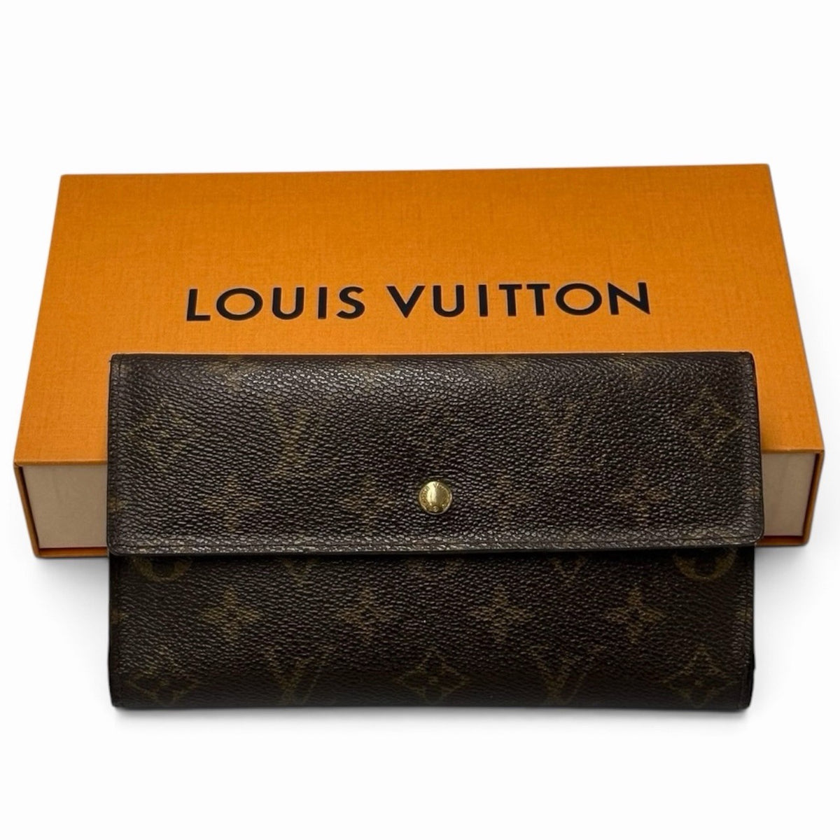 Louis Vuitton International Tri-fold Wallet - Brown, Leather, PVC