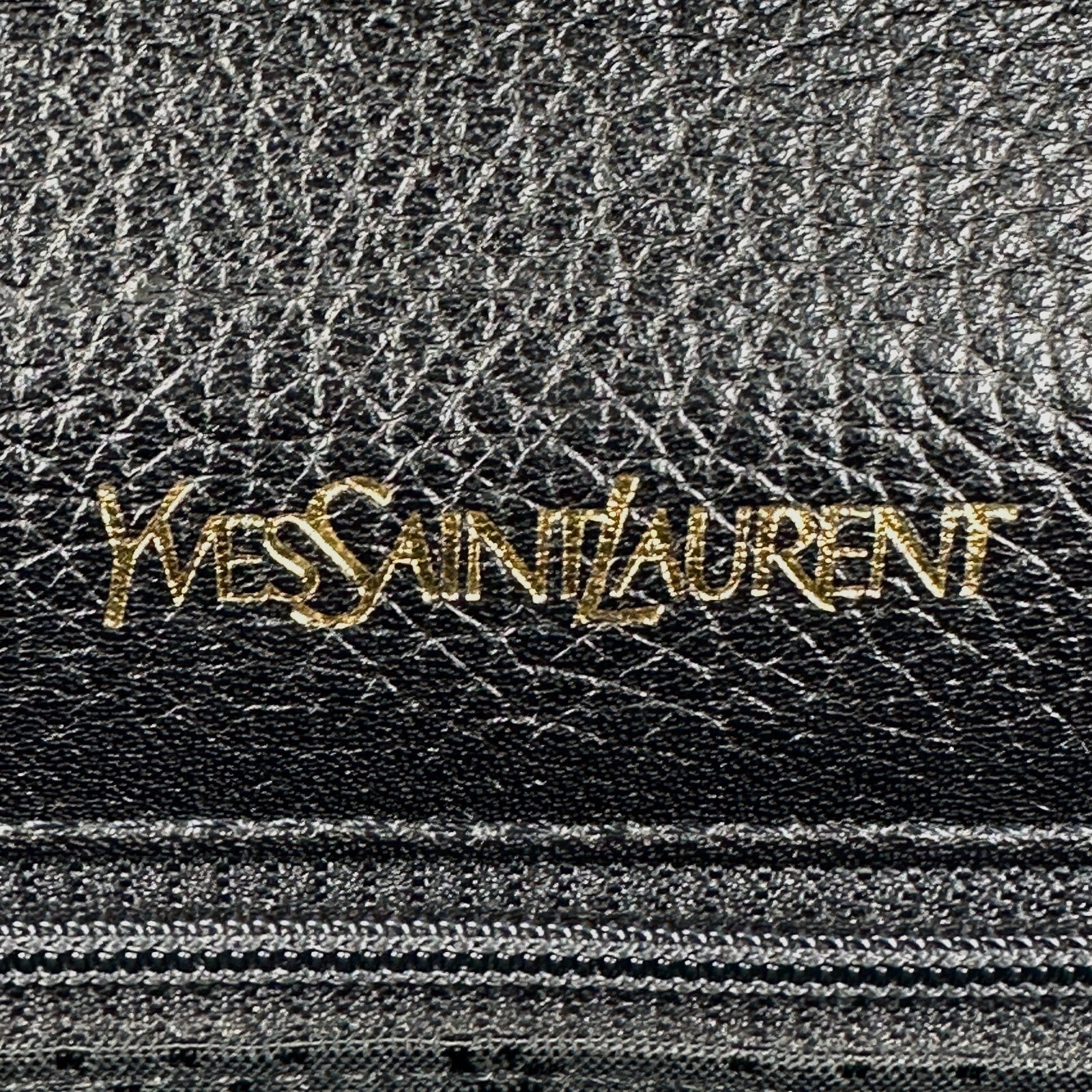 Saint Laurent Yves Clutch - Black, Leather