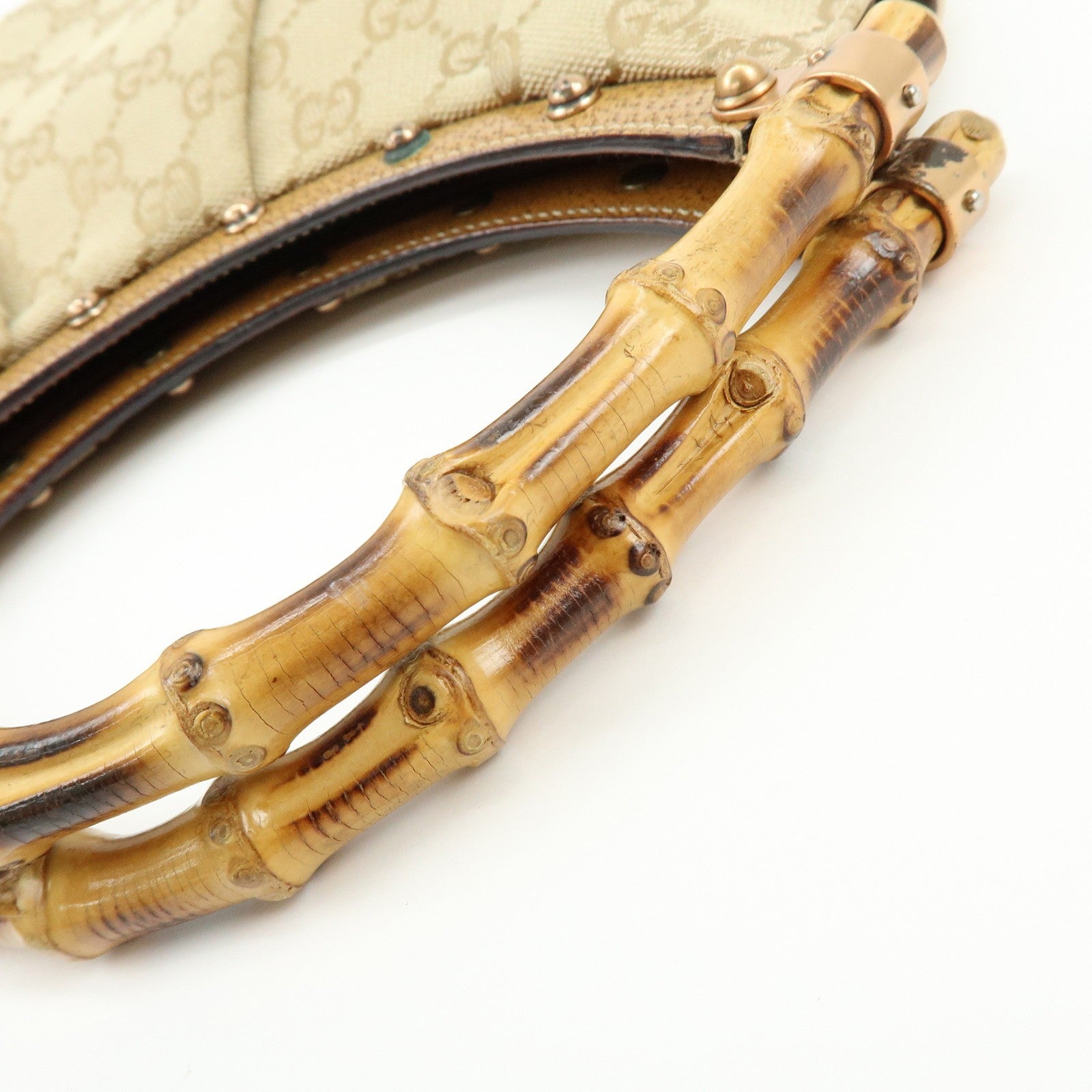 Gucci Tote Bag - Beige, GG Canvas and Leather 