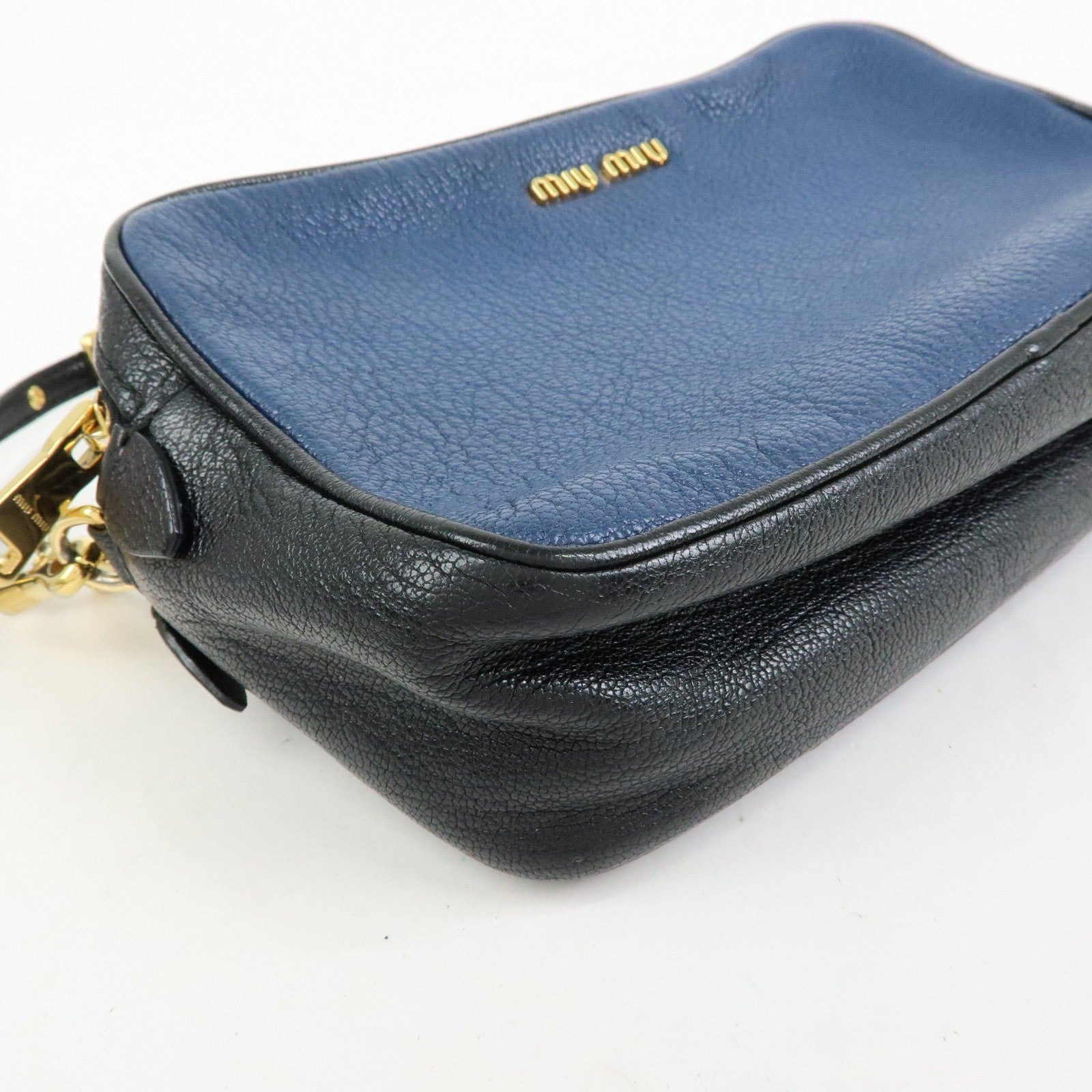 Miu Miu Shoulder Bag - Blue, Leather