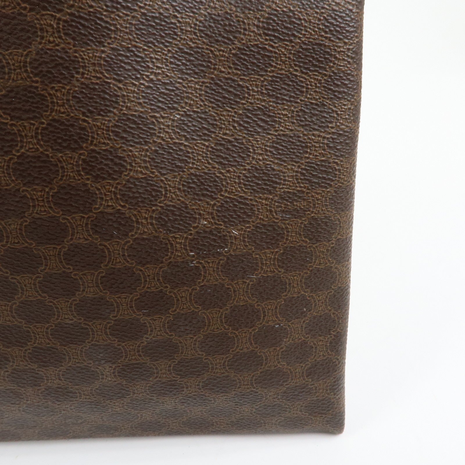 Celine Macadam Tote Bag - Brown, PVC Leather