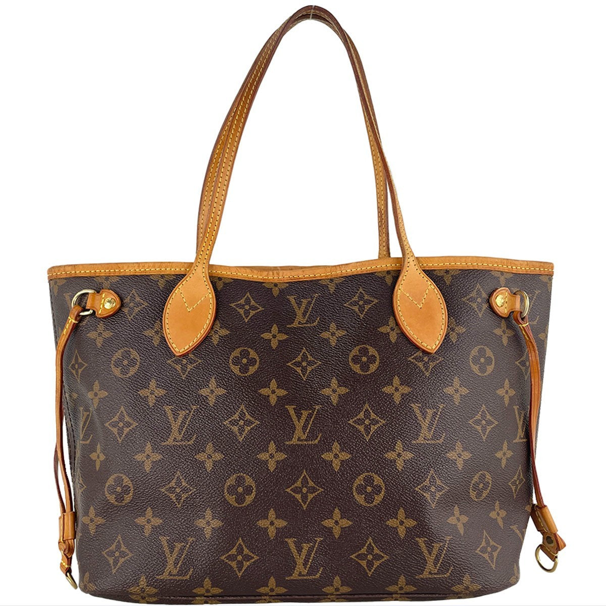 Louis Vuitton Neverfull PM Tote Bag - Brown, Coated Canvas