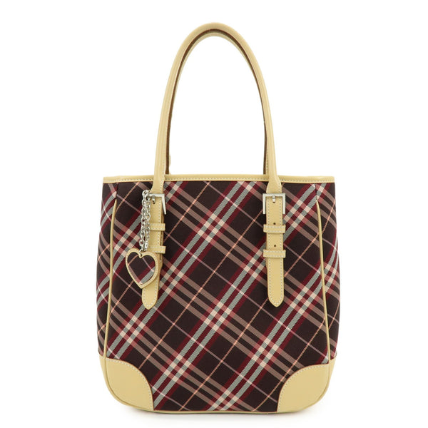 Burberry Tote Bag - Brown, Canvas and Leather
