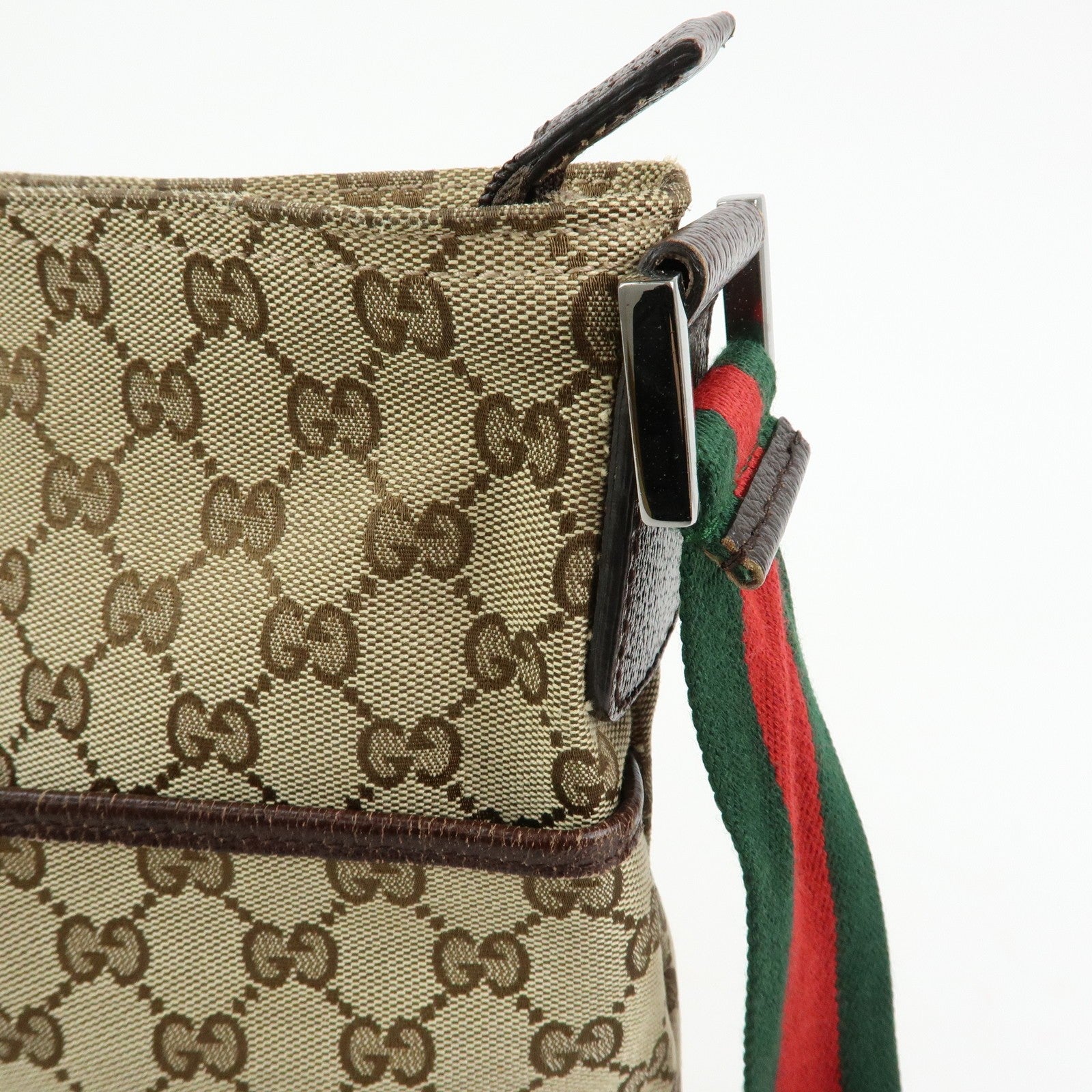 Gucci Shoulder Crossbody Bag - Beige, GG Canvas, Leather