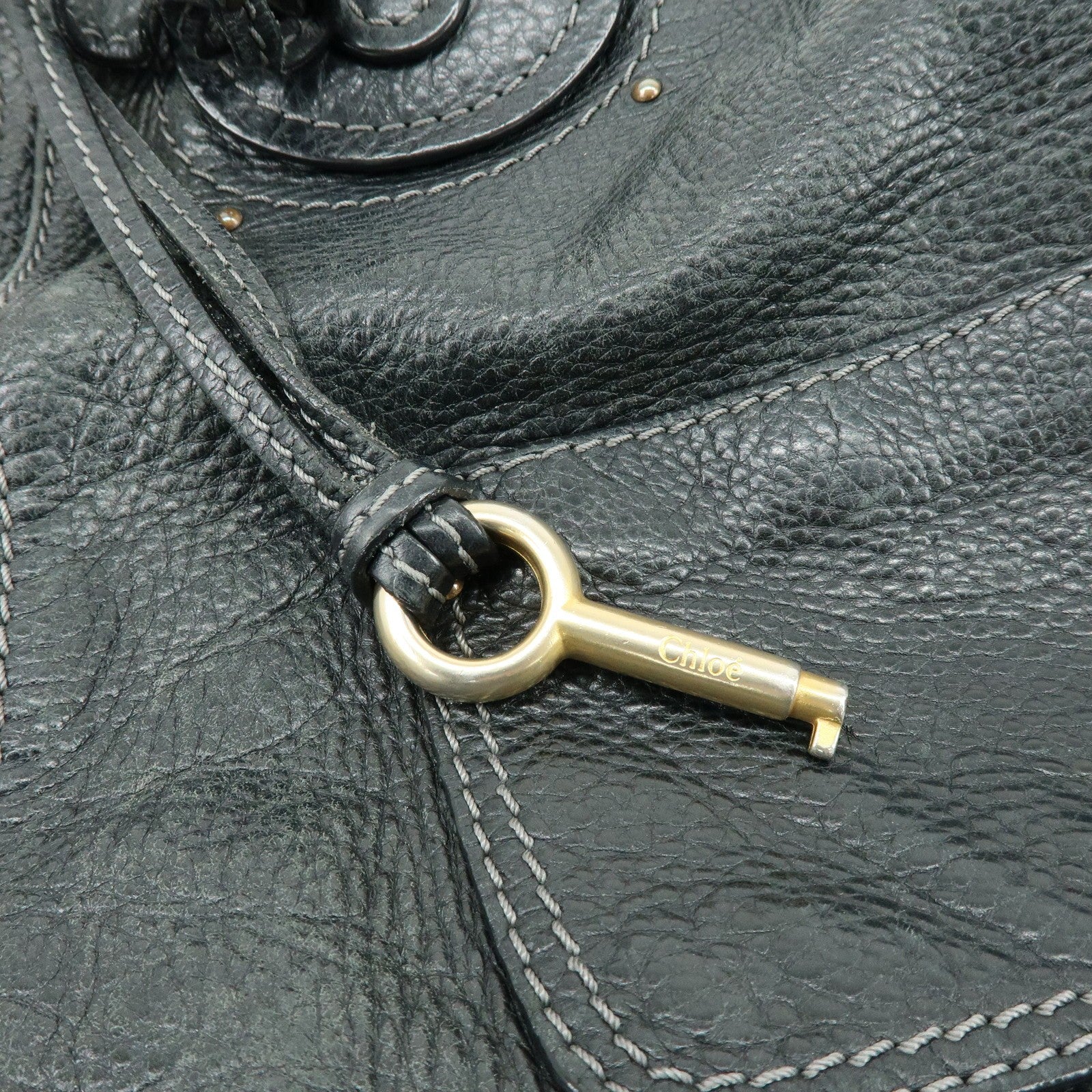 Chloe Paddington Tote Bag - Black, Leather 