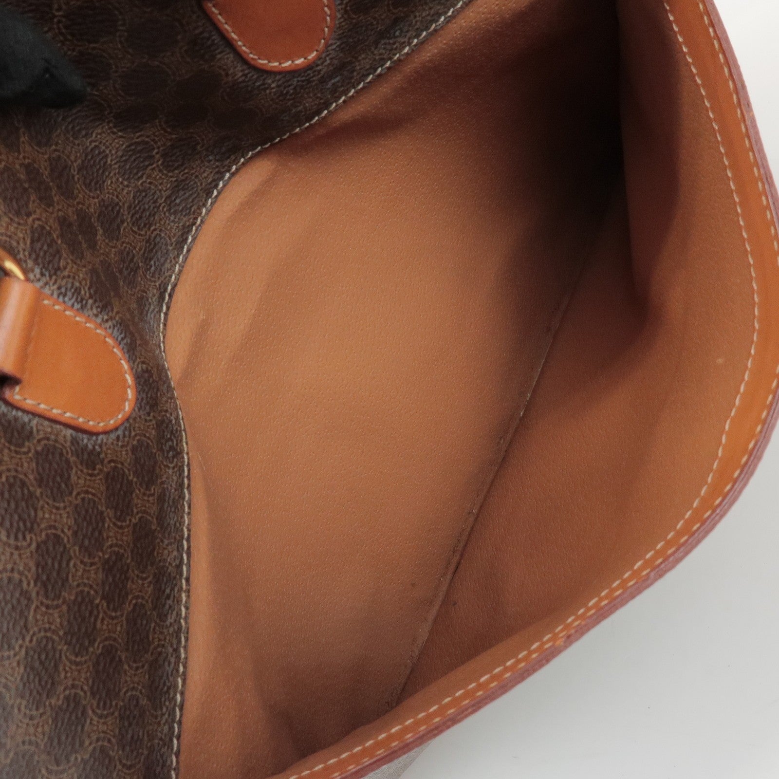 Celine Tote Bag Handbag - Brown, PVC Coated Canvas and Leather