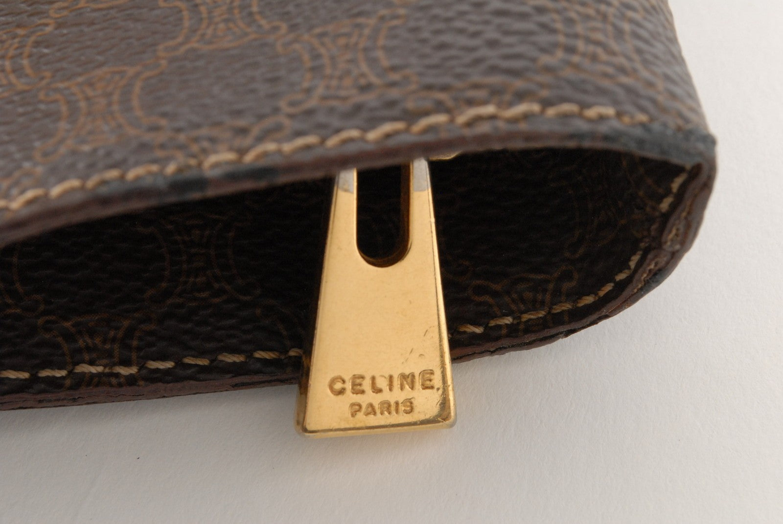 Celine Macadam Tote Bag - Brown, PVC Coated Canvas
