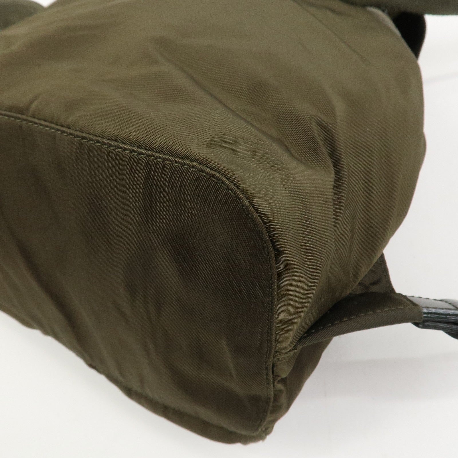 Prada Backpack - Khaki, Nylon and Leather