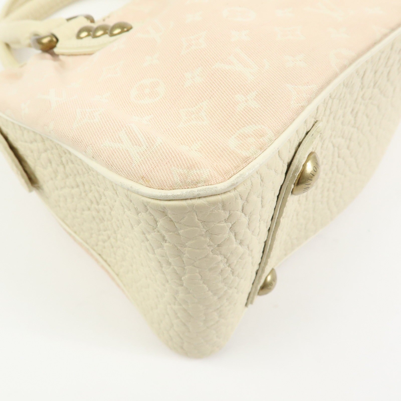 Louis Vuitton Hand Bag - Rose, Monogram Mini Lin Canvas