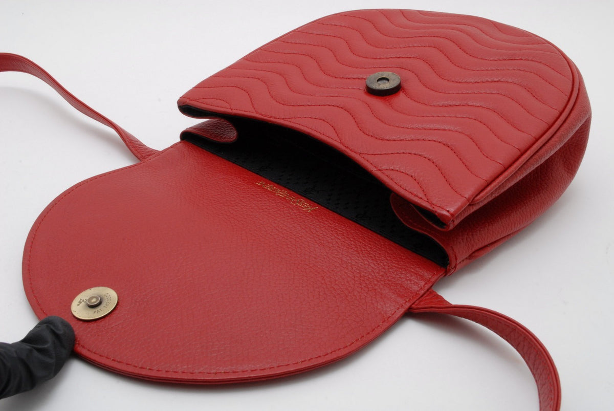 Saint Laurent Yves Saint Laurent Shoulder Bag - Red, Leather