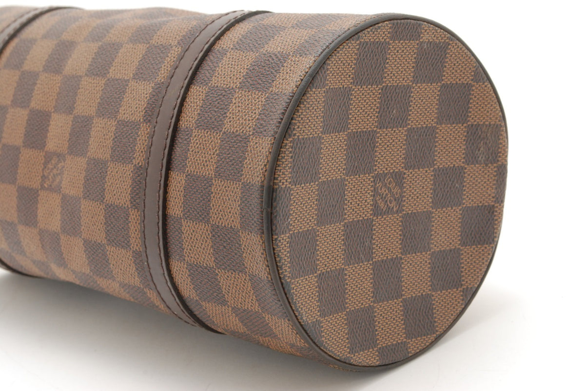 Louis Vuitton Damier Ebene Papillon 30 Hand Bag - Brown, PVC Leather