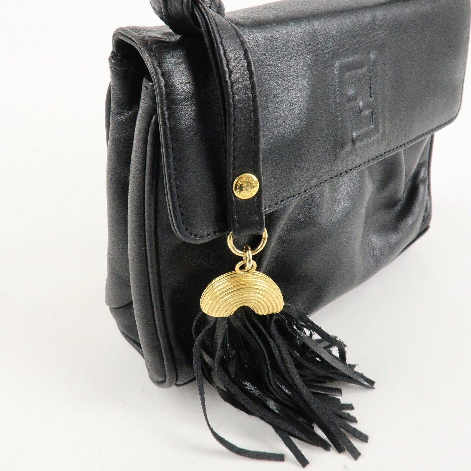Fendi Hand Bag - Black, Leather