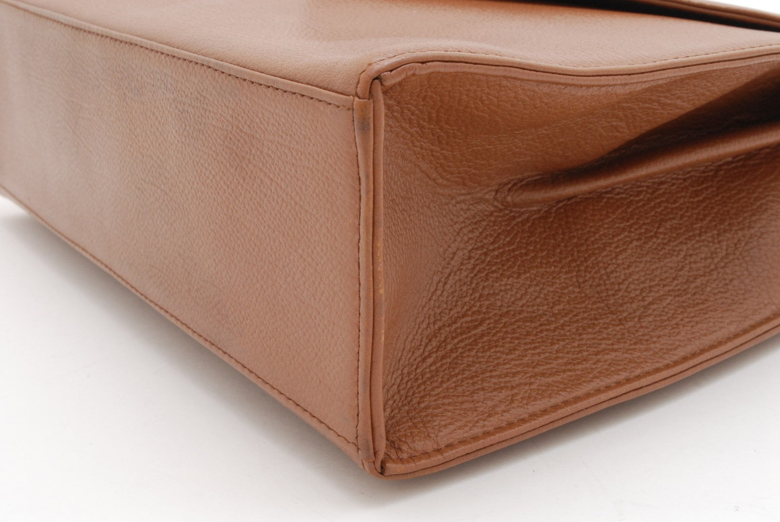 Saint Laurent Yves Saint Laurent Hand Bag - Brown, Leather