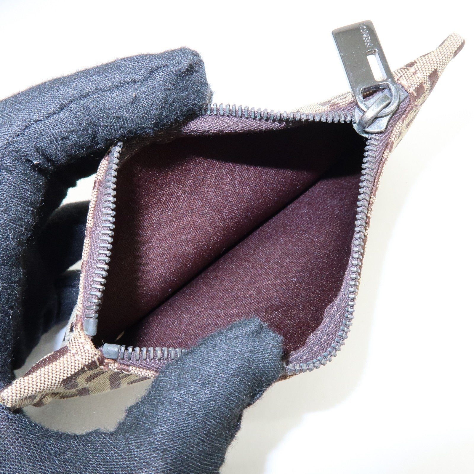 Fendi Zucchino Tote Bag - Brown, Canvas Leather