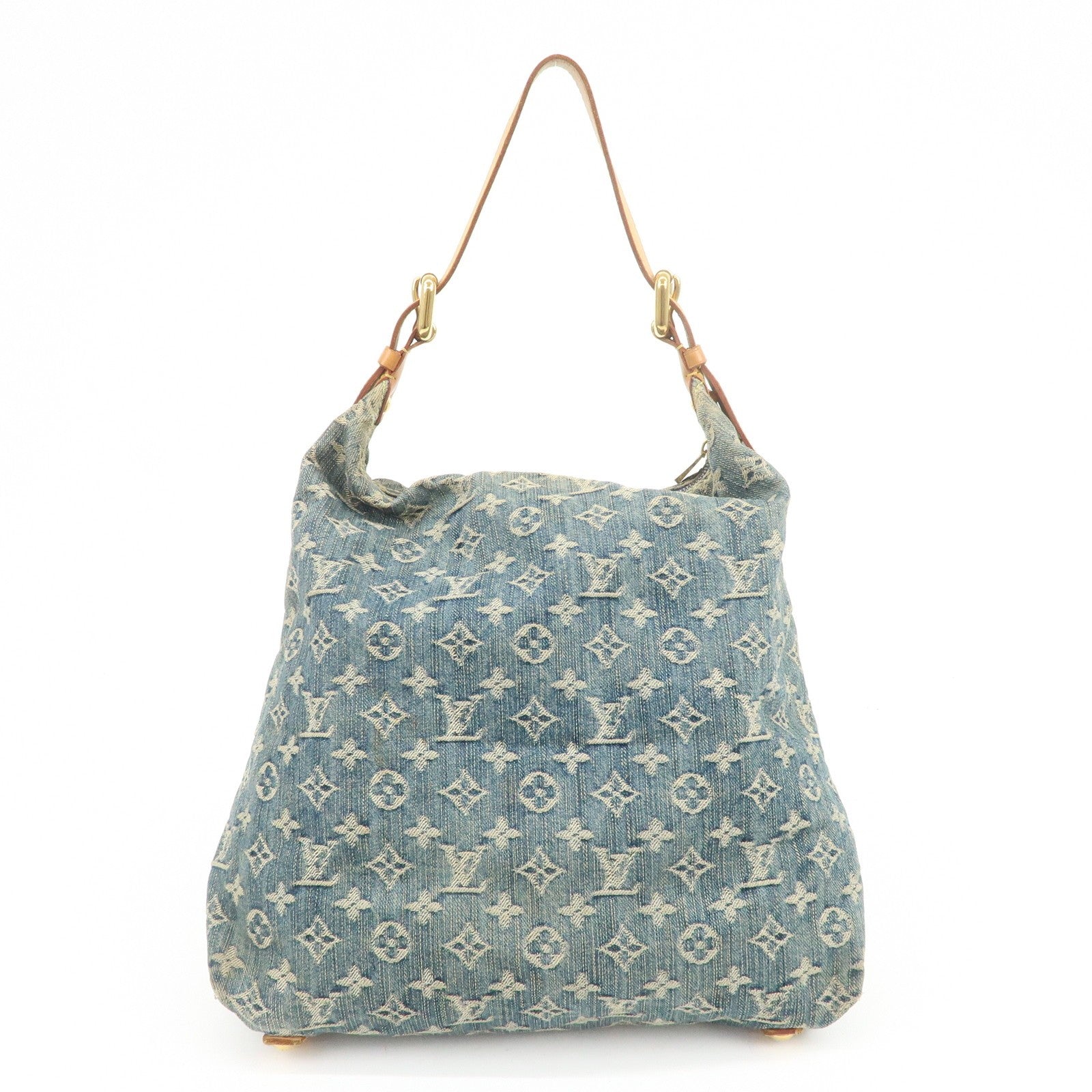 Louis Vuitton Denim Shoulder Bag - Blue, Monogram Denim