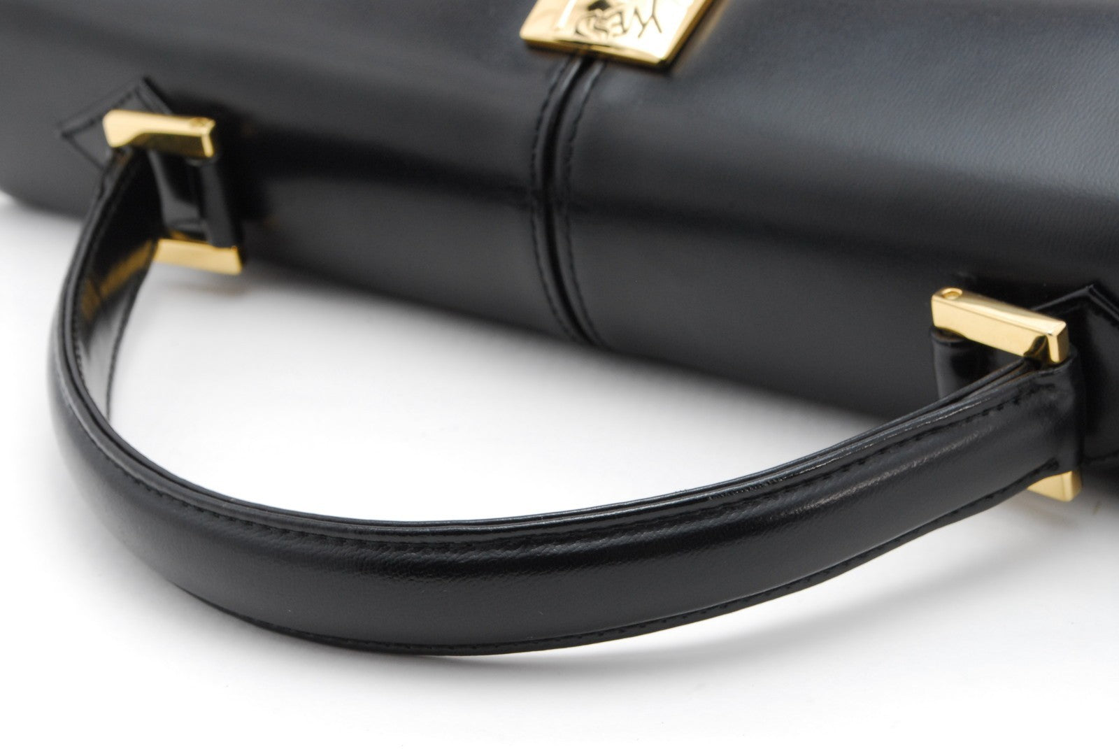 Saint Laurent Yves Saint Laurent Tote Hand Bag - Black, Leather
