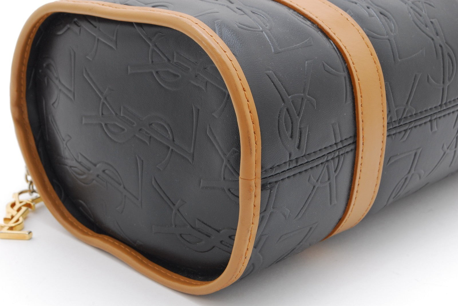 Saint Laurent Yves Shoulder Bag - Black Brown, PVC Leather