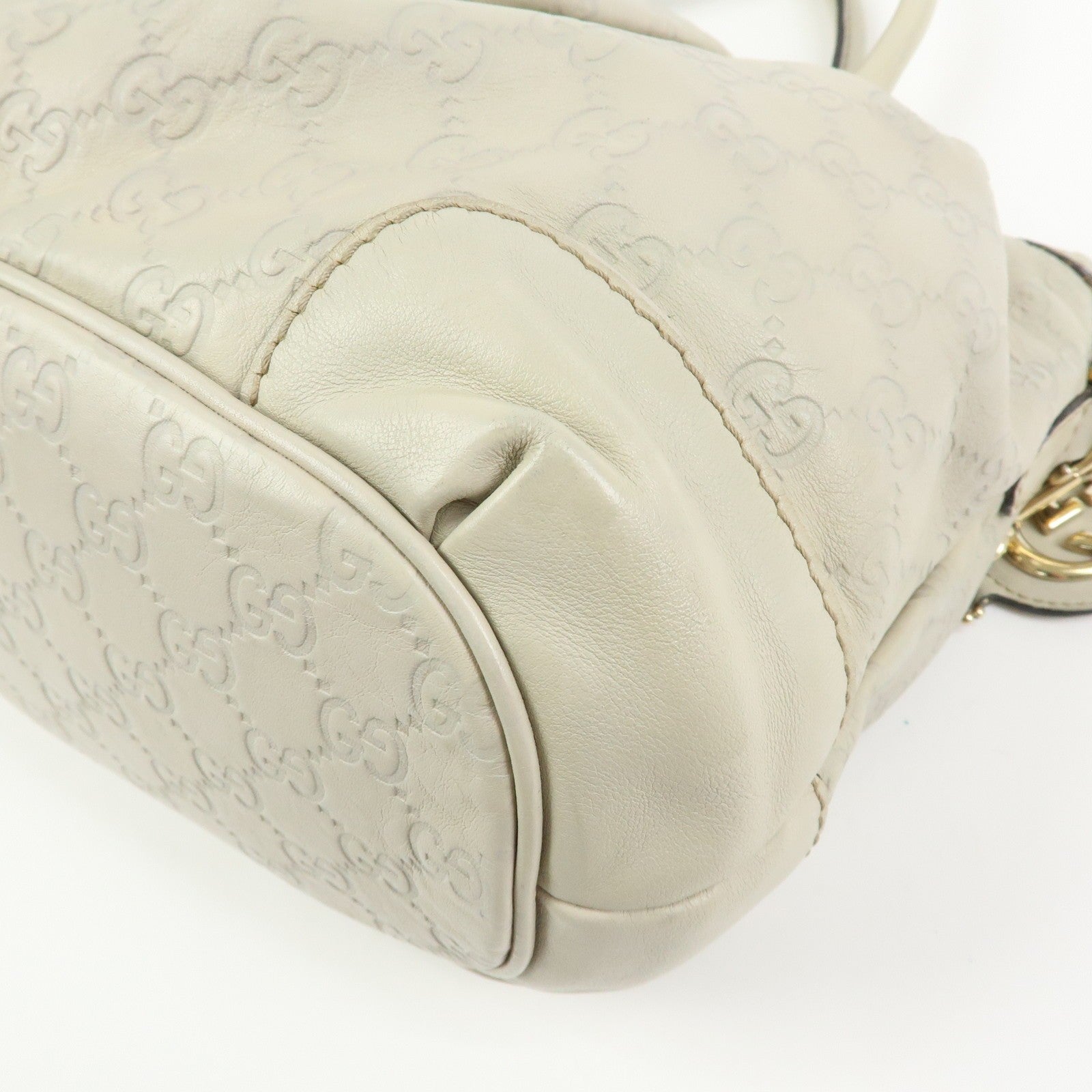 Gucci Sukey 2Way Hand Bag - Ivory, Guccissima Leather