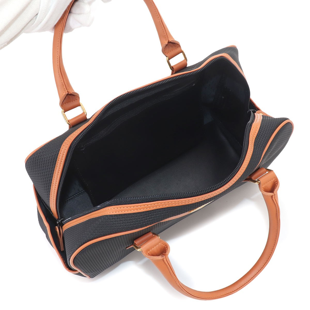 Yves Saint Laurent Hand Bag - Black, Brown, PVC, Leather