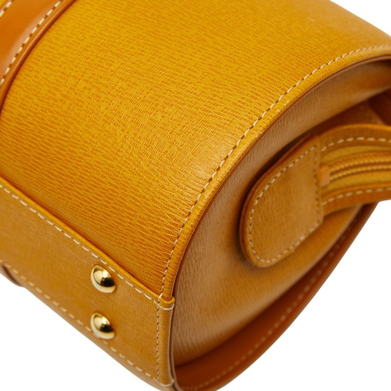 Burberry Nova Check Shadow Horse Handbag - Yellow, Leather 