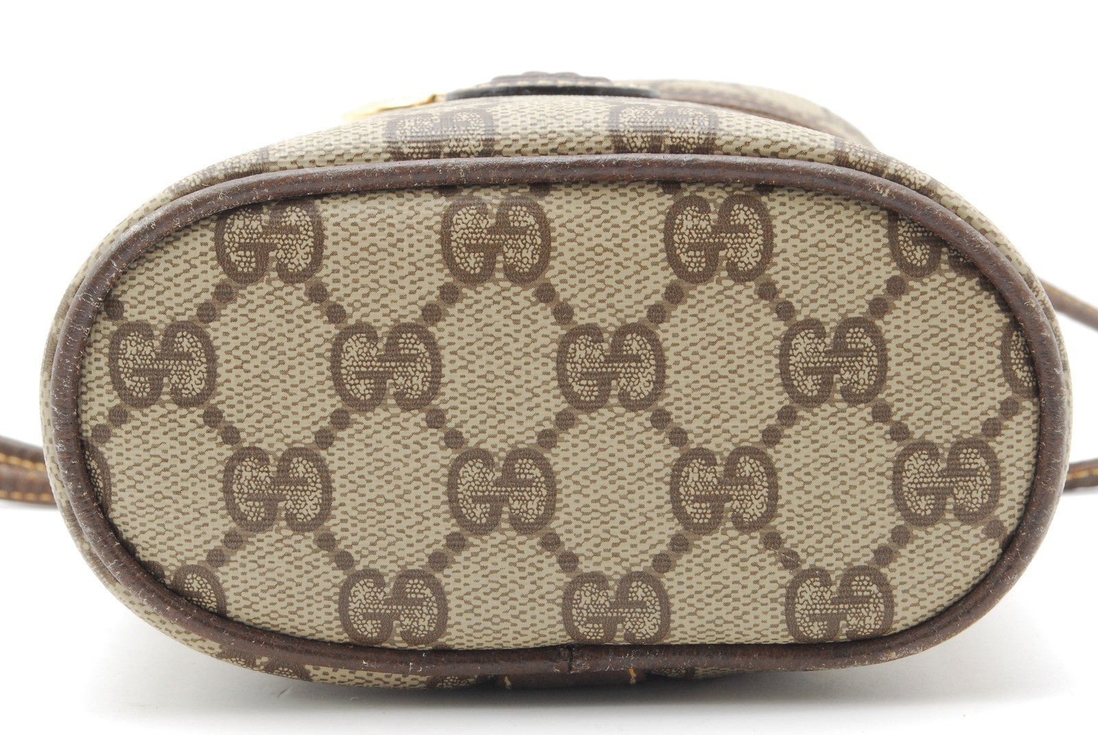 Gucci Vintage GG Supreme Shoulder Bag - Brown, PVC Leather 