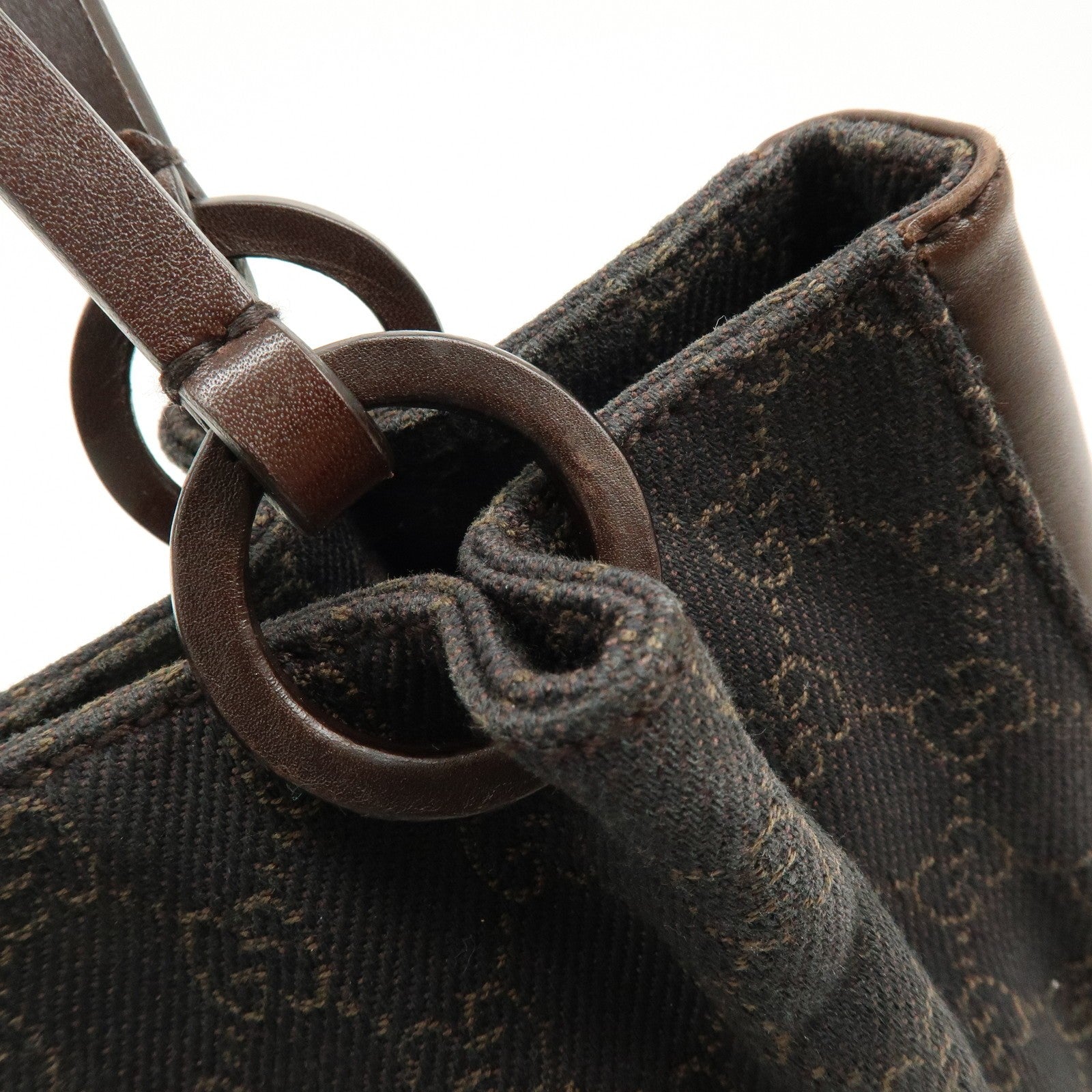 Gucci Shoulder Tote Bag - Brown, GG Canvas and Leather 