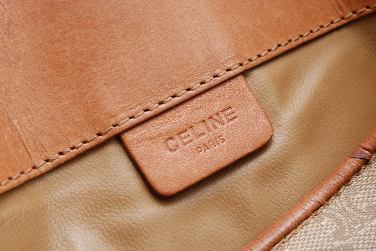 Celine Macadam Clutch Bag - Beige, PVC