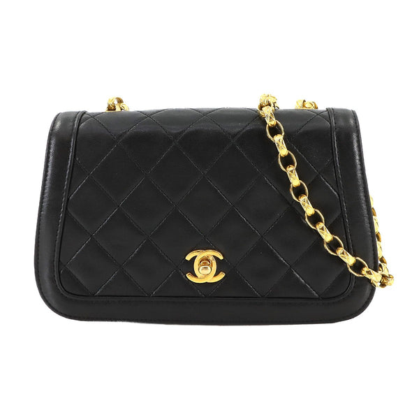 CHANEL Matelasse Bijou Chain Shoulder Bag - Black, Leather 