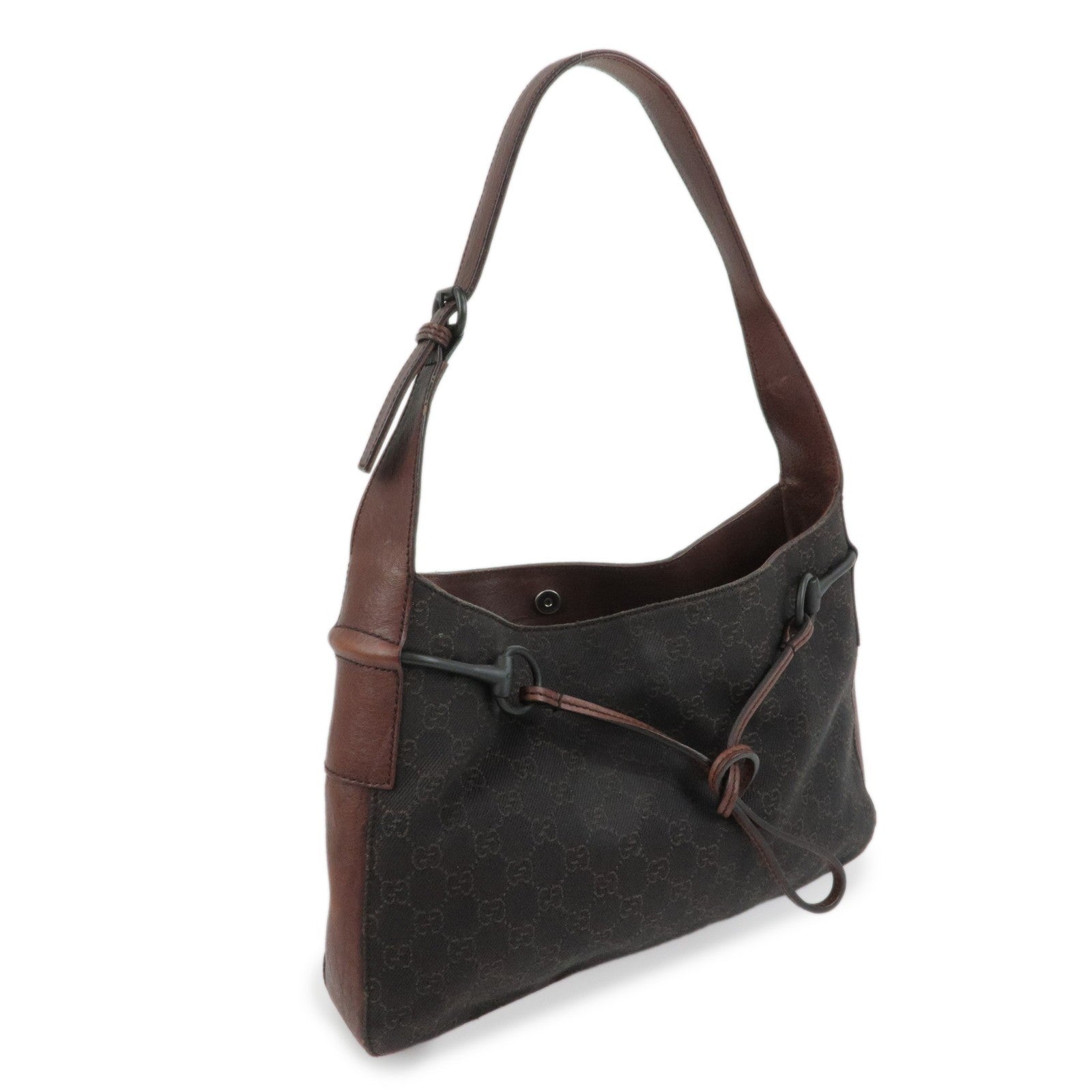 Gucci Shoulder Bag - Dark Brown, Leather 