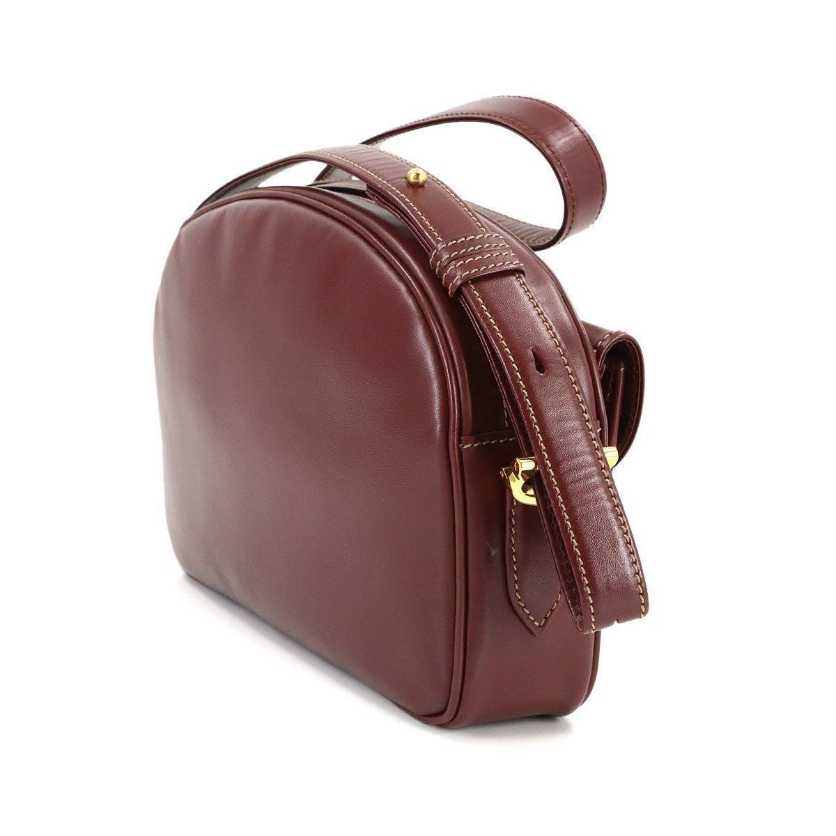 Cartier Must Line Shoulder Bag - Bordeaux, Leather